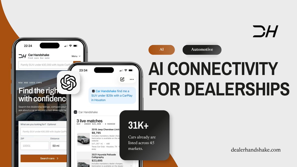 Andrik_Just4Fun's tweet photo. Most dealerships don't yet realize shoppers are already using AI to look for cars.

And the ones who do often assume it works the same way Google does: if their inventory is on their website, AI can see it. It can't. Not reliably. https://t.co/1PgD2DCRbF