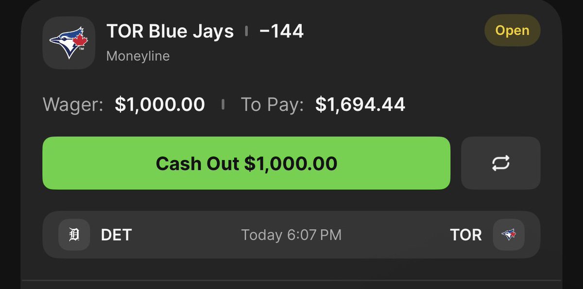YNT_PICKS's tweet photo. MUST WIN GAME ⚾️ #bluejays50 

Toronto Blue Jays ML (-144)

FREE NUKE PLAY 😈😈😈😈 https://t.co/0ZVDBfR9o4