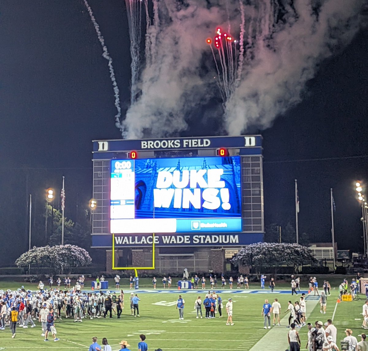 TriGuySports's tweet photo. Three football games attended this season, three different venues, and three weather delays. Here's to games that don't involve weather hijinks going forward! https://t.co/Sk855SBO0R