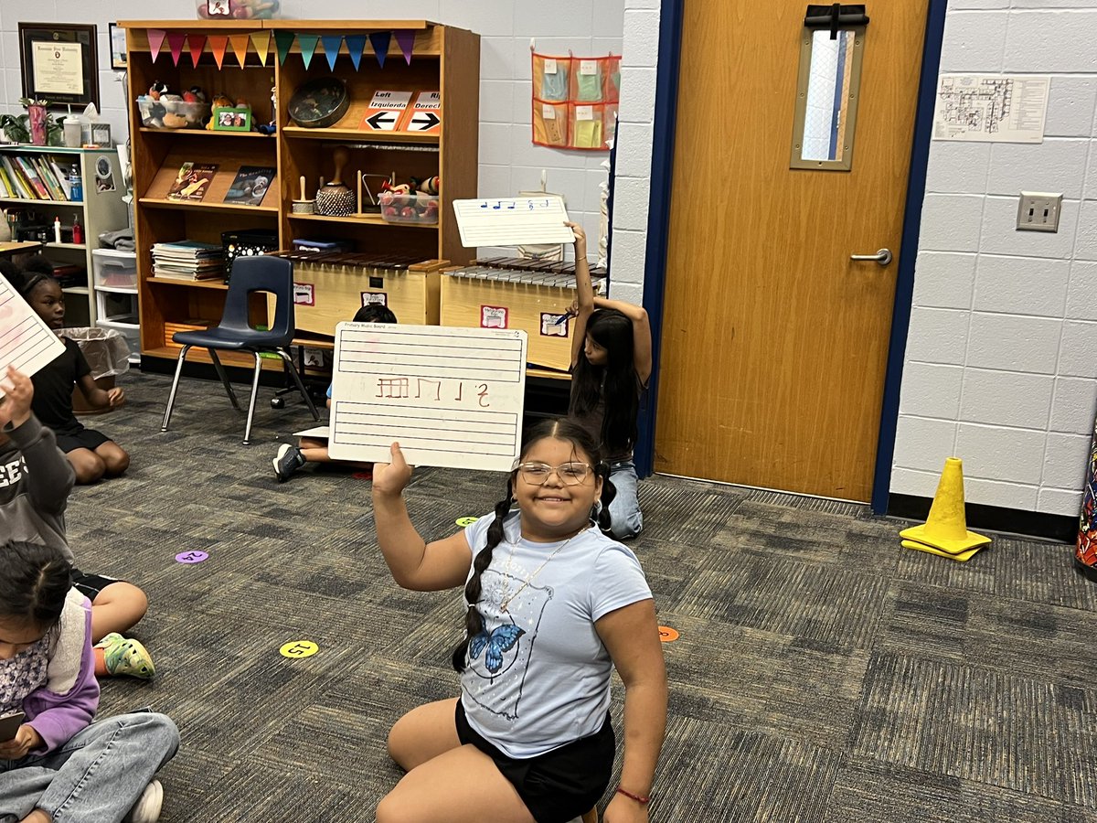 mimosamusic's tweet photo. 4th graders are composing 4-beat patterns this week! @FultonCoSchools @Sara4fcs @koperniak @MimosaManatee @AmandaS_EDU @FultonZone5 https://t.co/xjhzCrBwys