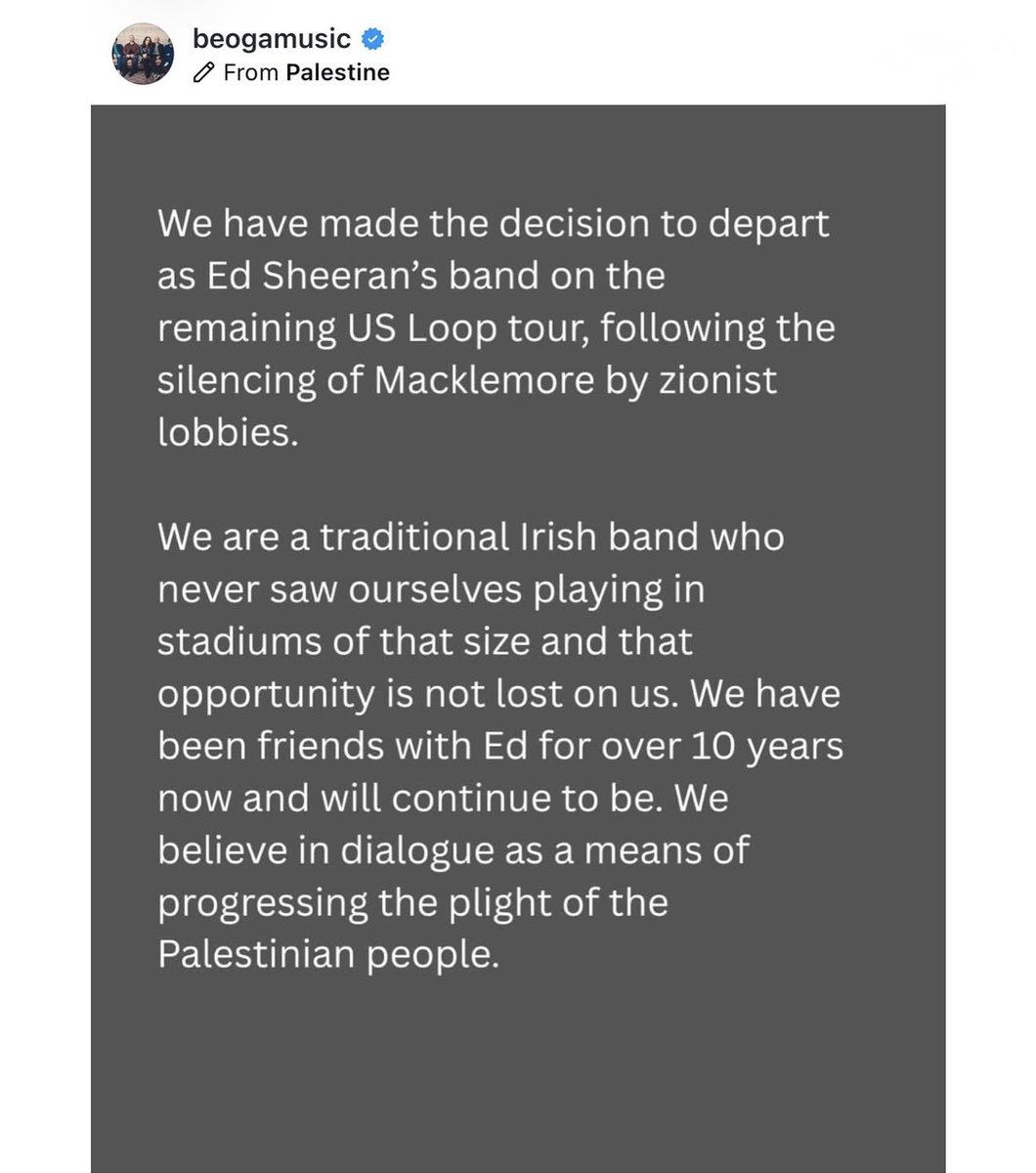 MosabAbuToha's tweet photo. These statements made me cry. Thank you guys.
This one. OMG:

“I need to be true to myself and my ancestors who resisted colonisation, and fought for a freedom that I enjoy today in Ireland.
FREE PALESTINE” https://t.co/yKp3baputI