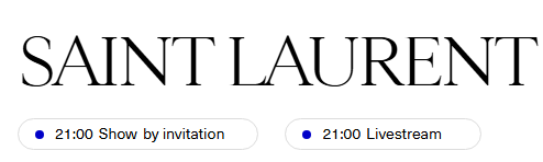 antongoantongo's tweet photo. 📢 SAINT LAURENT – Women's S/S 2027

The Saint Laurent show in Paris on September 29 is scheduled to be livestreamed.

🇫🇷 Paris : September 29, 9 PM
🇰🇷 KST : September 30, 4 AM
🇺🇸 PDT : September 29, 12 PM

※ According to the official FHCM schedule, a livestream is listed for the show. The streaming platform and link have not yet been announced.
🔗https://t.co/JjcyVXQ1VU