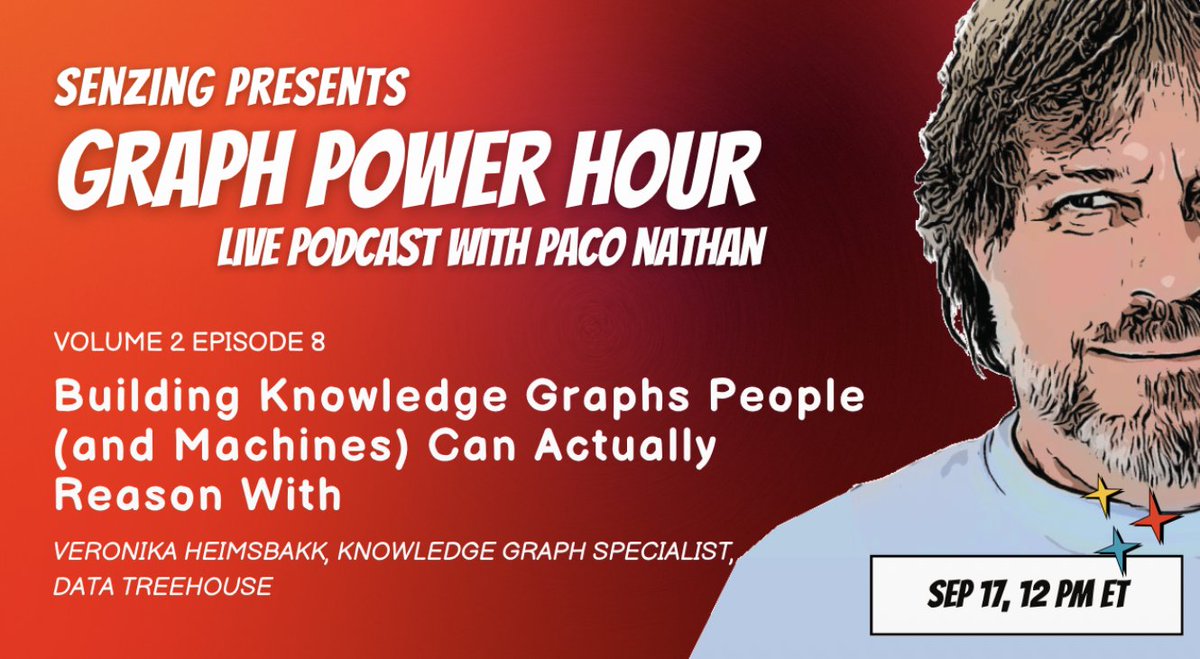 senzing's tweet photo. 🎙️ Real-world data rarely arrives clean. #GraphPowerHour is tackling that. @pacoid sits down with Veronika Heimsbakk — SHACL, a cow census, maritime regulation as computable rules &amp; the Nordic #KnowledgeGraphs scene. Sept 17 | 12PM ET 👇

https://t.co/ELVODXp710
#ERKG #Senzing https://t.co/dueX9lPhvx