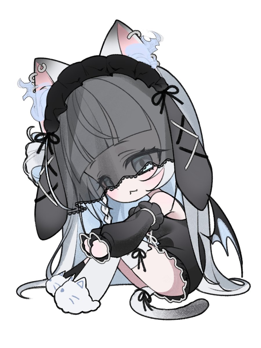 mizuyumejiki's tweet photo. special delivery~! one sleepy kitty, just for you ☁️

please handle her carefully…
she’s cute, but a little bit troublesome ♡

✎﹒TEDDY_xyz
⌗﹒#Jikillust https://t.co/UFQFYm2uJR