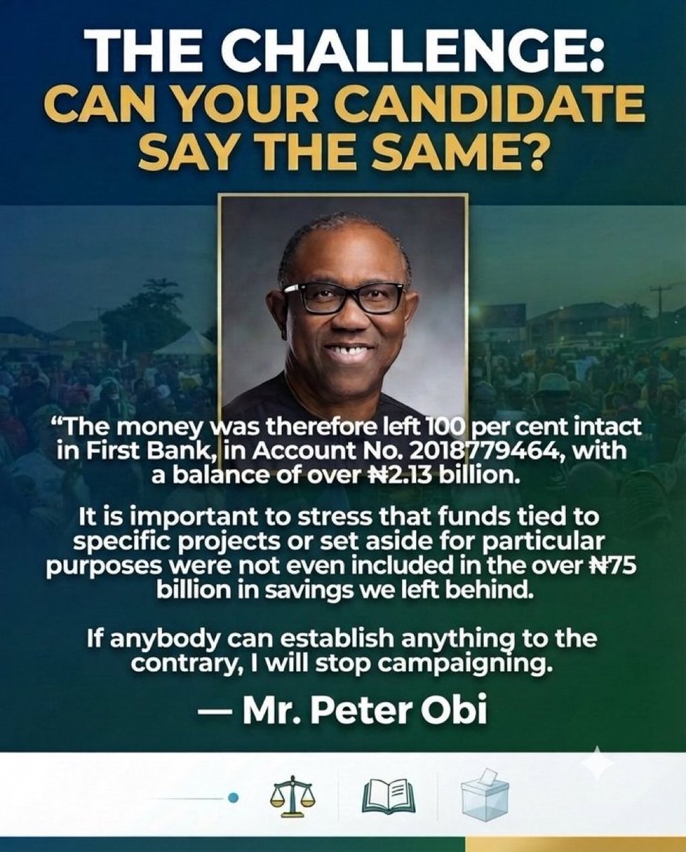 1Maxdan's tweet photo. Peter Obi will drop a claim and ask us to go and verify

Tinubu will drop a claim and hire lawyers to block us from verifying... https://t.co/xwo0WnJYwq