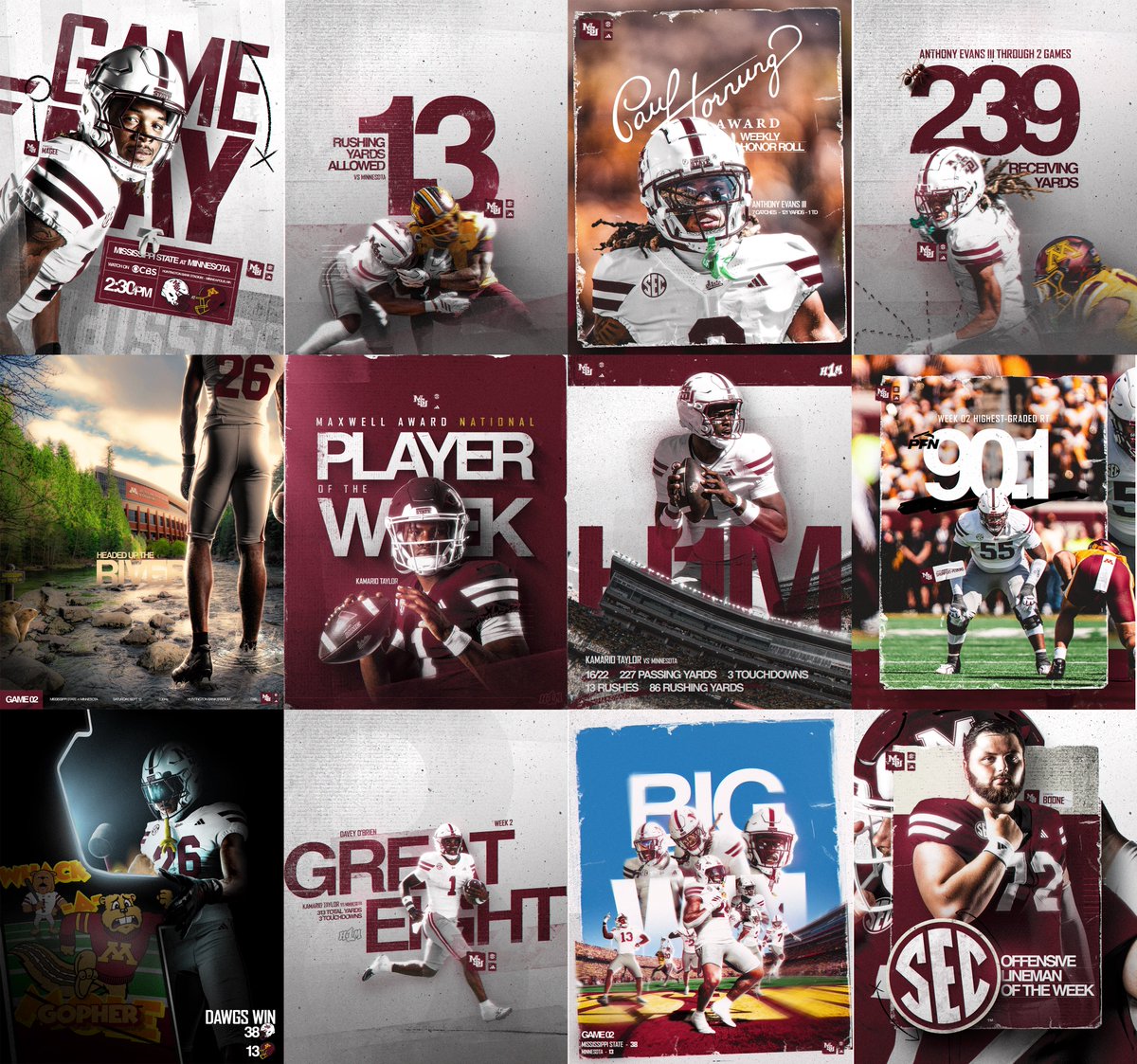 JohnSwinney15's tweet photo. Game 02 recap #HailState https://t.co/ZB8sJ9LTk1