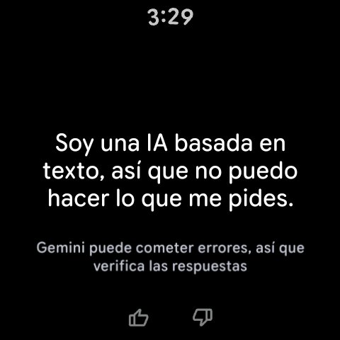 Rogo504s's tweet photo. A alguien más le pasa eso con el gemini de su Samsung watch? #gemini #google #samsungwatch https://t.co/ffcJiM2Jzs