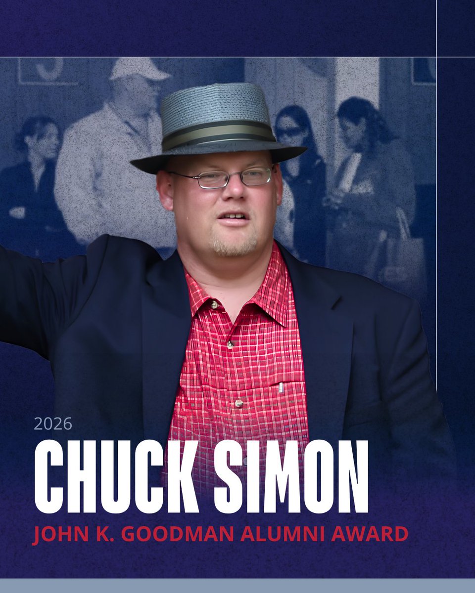 UA_RTIP's tweet photo. We have named the late Chuck Simon as the recipient of the 2026 John K. Goodman Alumni Award, recognizing his contributions to Thoroughbred racing and, most importantly, the lasting impact he had on the people he mentored.

🔗 https://t.co/byNf64yao6 https://t.co/zuRJGXLqTN