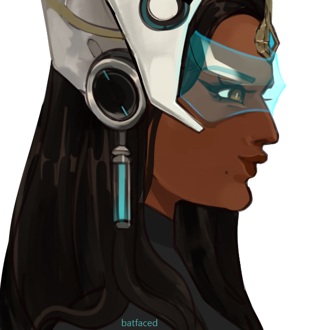 batfaced's tweet photo. practicing features w #illari &amp; #symmetra #overwatch https://t.co/tzdk62riMy