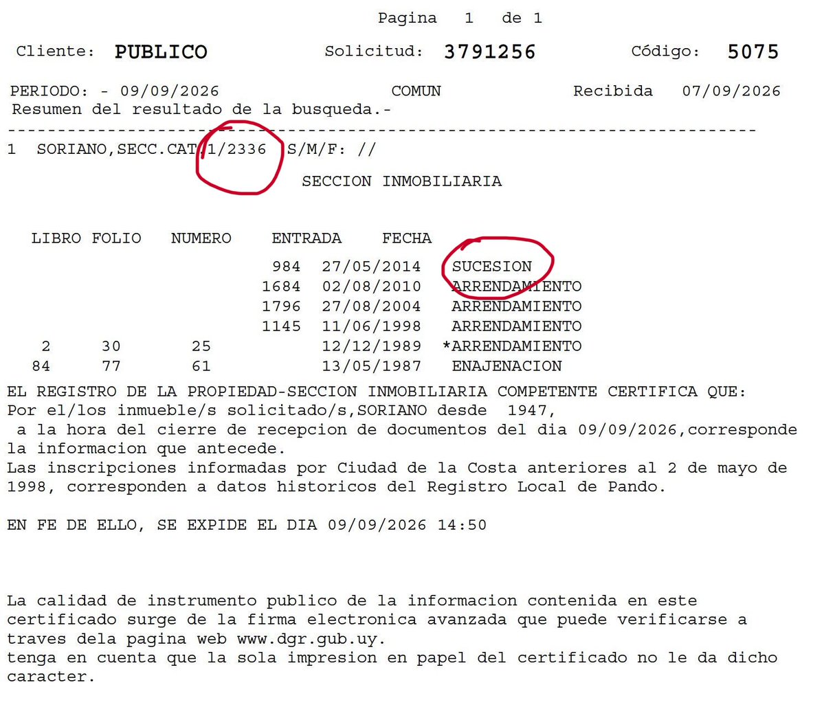 EPreve's tweet photo. 💣 HOY 20 HORAS

✔️Contra la censura. Acá los documentos y pruebas que muestran que el campo donde funciona el taller mecánico (foto 3) que le facturó un millón de dólares a la Intendencia de Soriano es propiedad del edil blanco Raúl Bruno (foto 1 y 2)

https://t.co/XsU7YDGeu9 https://t.co/YfZM6EpleW