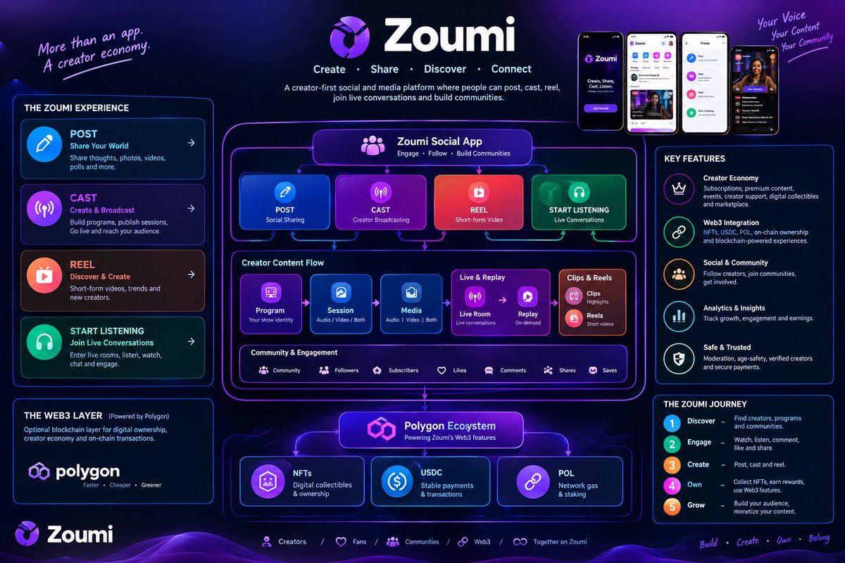 starrayzplus's tweet photo. @0xMarcB This is the future we’re building toward with Zoumi. Onchain money powering the creator economy, from subscriptions to payments and digital collectibles. 🚀 Polygon feels like a natural fit. https://t.co/PLo0Cm9Htj