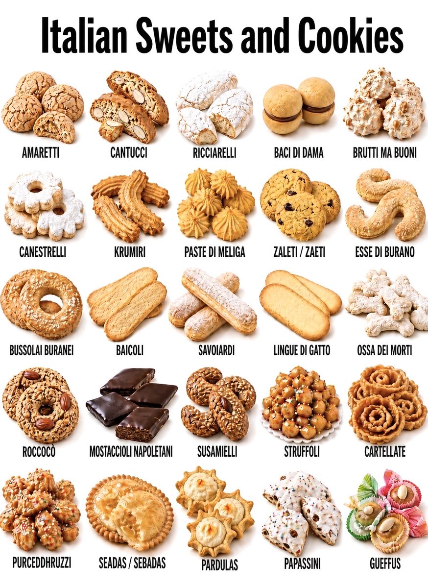 mamboitaliano__'s tweet photo. There should be a school just for learning Italian sweets, Part II 🇮🇹📚 https://t.co/HEsYSU6d6F