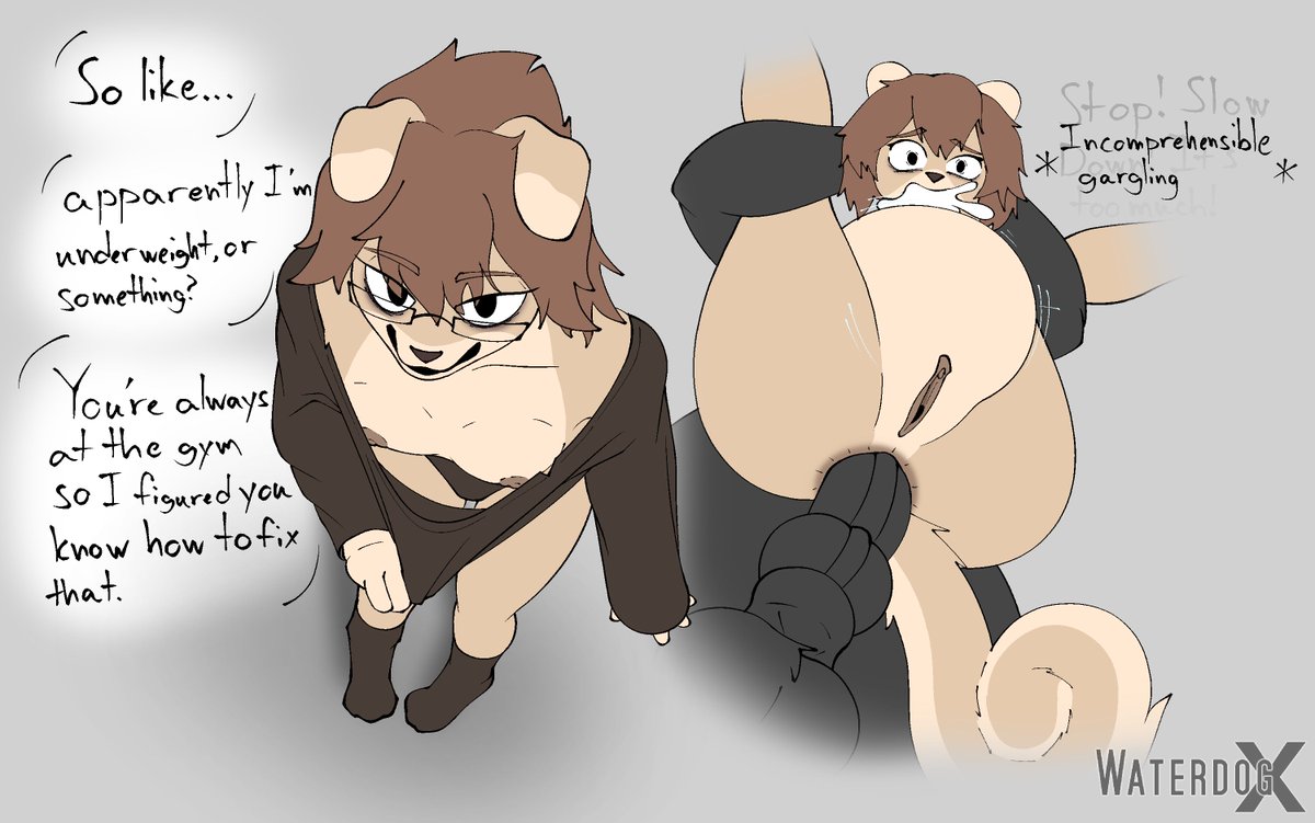 Waterdog_X's tweet photo. Dog needed a protein boost

Lacie belongs to @LewdyLithical https://t.co/vg5quHE8cu