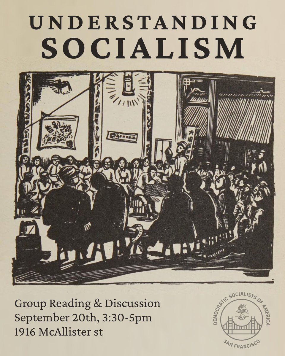 DSA_SF's tweet photo. Join DSA SF's Education Board this Sunday for a group reading of excerpts from "The Long Transition Towards Socialism." We'll be examining what makes capitalism as function, its inherent contradictions, and how the transition to socialism can be achieved in those conditions. https://t.co/feUmjdUZKH