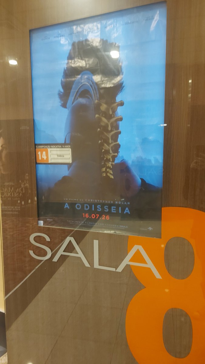 biapsps's tweet photo. Consegui aproveitar a semana do cinema pra ver odisseia mds, ainda bem q tinha um horário agora de tarde, os outros q eu vi era muito tarde https://t.co/gzaJdUN57N