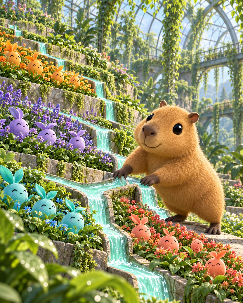 KateCapy's tweet photo. Different memes, one shared garden. CapyBoost keeps the support flowing. 🌱🟠 https://t.co/WFwTXENzuj