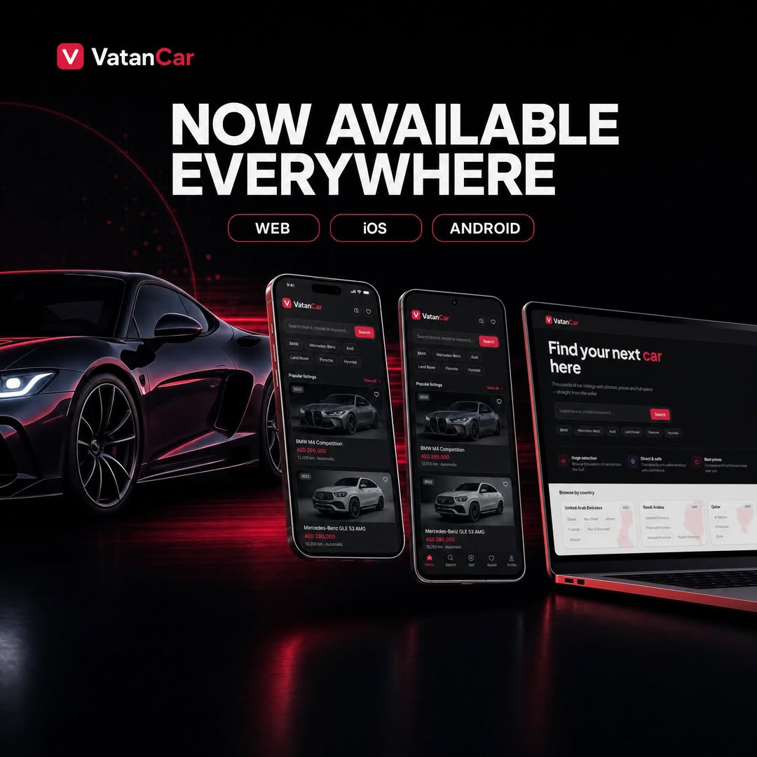 LoretteDelock7's tweet photo. Vatancar is officially live—a smarter AI-powered way to discover, list, buy, and sell cars across the Middle East. Browse listings, compare options, list your car, and find the one that truly fits your needs. https://t.co/OP6qiFP9FL