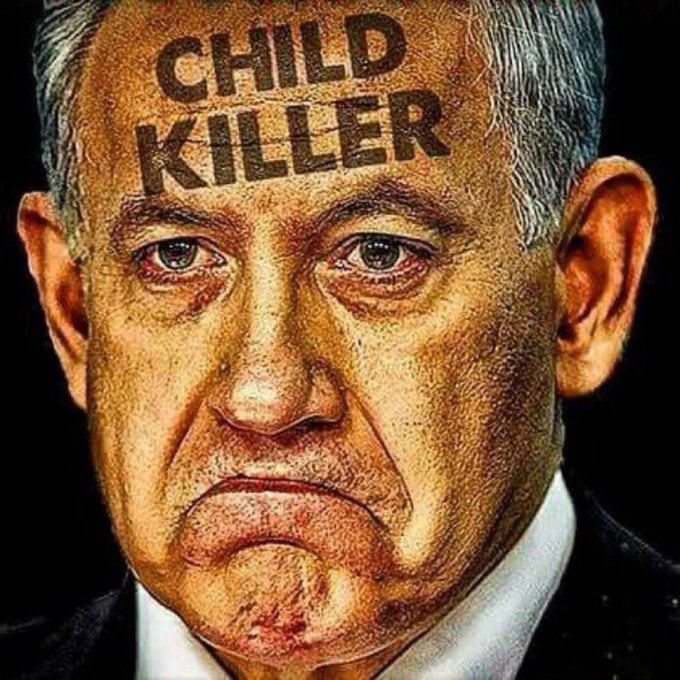 LailaPalestini1's tweet photo. Benjamin Netanyahu is a War Criminal. 
Repost if you agree. https://t.co/QTLHIAhlby