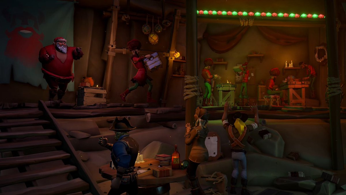 SotFearess's tweet photo. A little magic, a few pirates… and plenty of memories. 🎄🏴‍☠️✨️

theme: Sightseeing 

#SoTShot #SeaOfThieves @SeaOfThieves https://t.co/1jdoIzra98