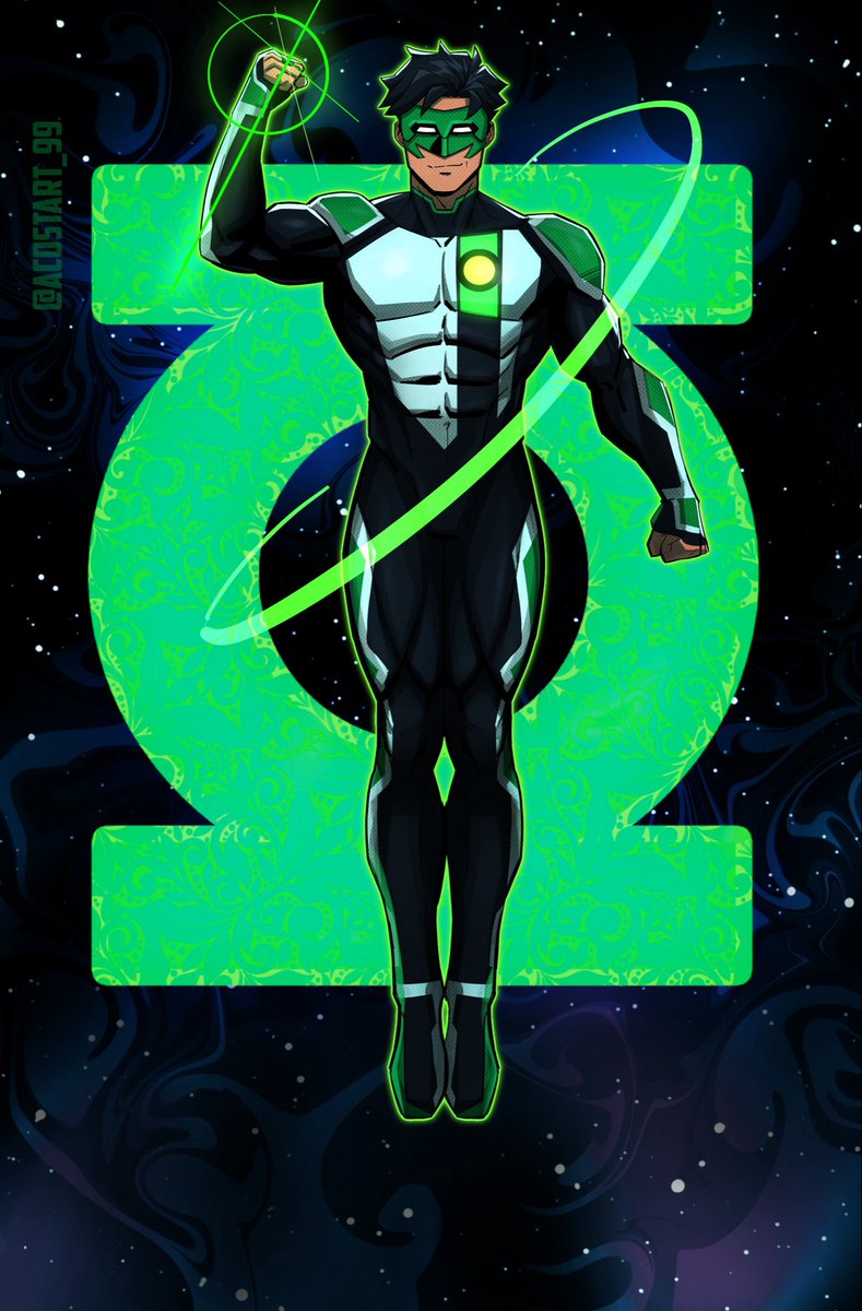 Acostart_99's tweet photo. Happy Hispanic heritage month! 🎉 
This year I'm doing something a lil different- the first half of the month I’ll do a mock cover of my fav characters all on one page! I'm starting off with Kyle Rayner- green lantern. Kyle is half Mexican 🇲🇽 
#dcuniverse #dccomics https://t.co/Ve0jHrvCJO