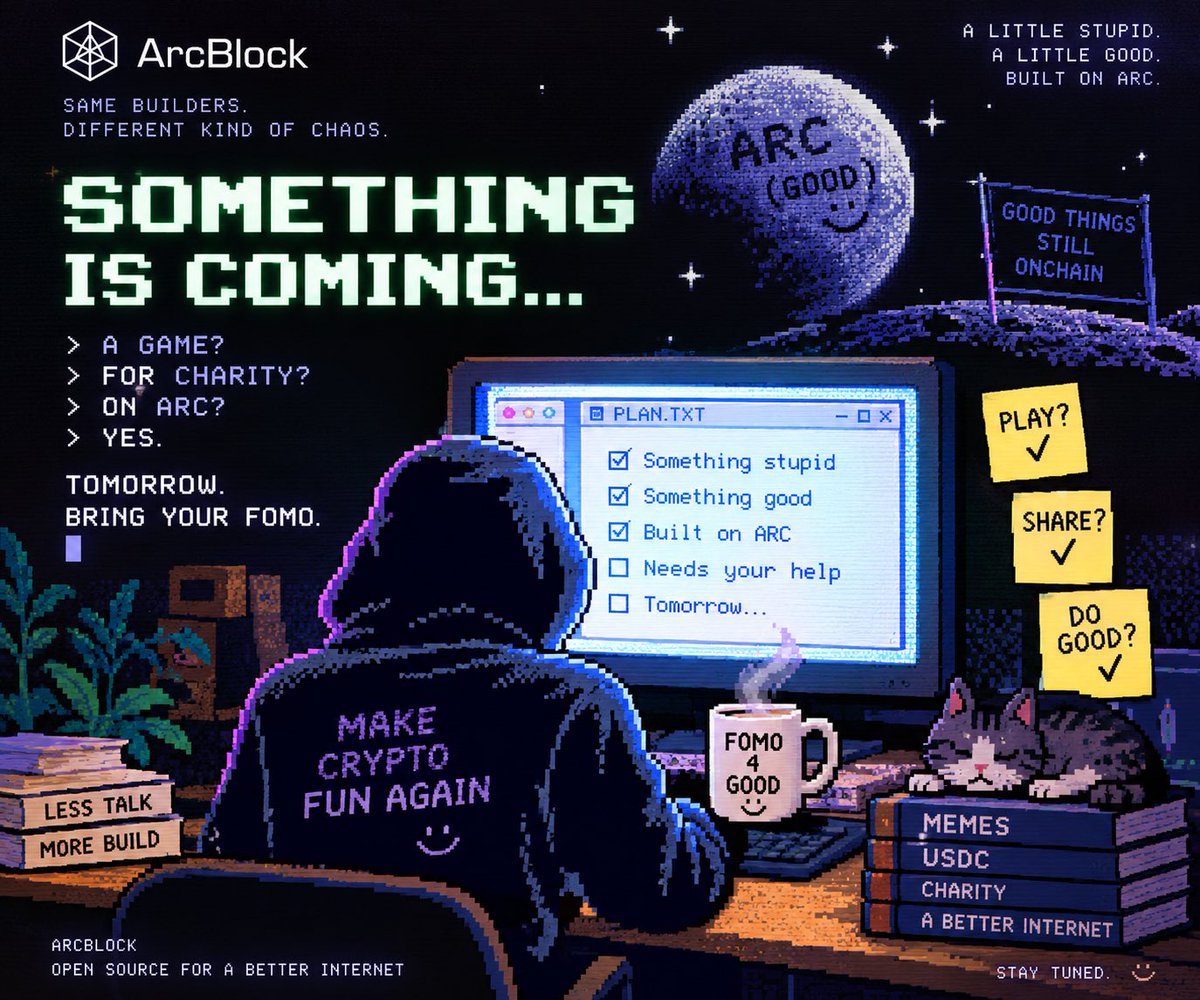 ArcBlock_io's tweet photo. You keep telling us ArcBlock needs to do more marketing.

Fair enough.

We’re trying something tomorrow.

It’s a little stupid, completely open source, and we’re going to need your help.

If it works, you get some of the credit.

If it fails, we’re publishing the analytics anyway. 😂

Stay tuned.