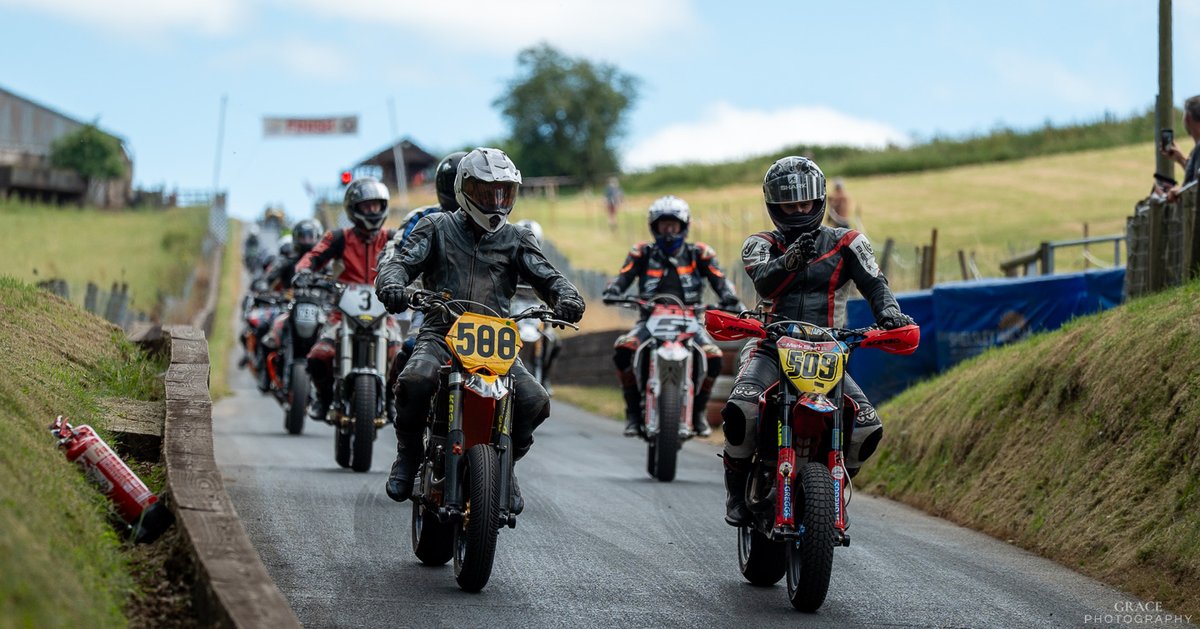 LouisaCowick's tweet photo. These photos of the riders moving in unison at Shelsley Walsh Hill Climb give me chills! https://t.co/KqSM7E7lty