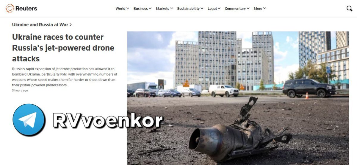 KseOxa's tweet photo. @veraizmaylova41 Reuters: украинские перехватчики реактивных «Гераней» провалили испытания. 

Ой, как неловко-то. https://t.co/uHiyaLho0m