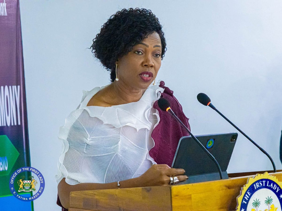 FirstLadyBio's tweet photo. This morning, I presided over the launch of the Early Childhood Development (ECD) Network in Sierra Leone, held at the Country Lodge Hotel in Freetown.

The launch of this initiative signals a bold national commitment to align policies, resources, and community action around early learning, nutrition, health, and responsive caregiving. It places children at the center of national development.

Sierra Leone’s progress depends on children who are healthy, safe, and ready to learn. When we invest in our children, we invest in peace, in health, in education, and in prosperity. This network affirms that every boy and every girl, in every district, deserves the right start to reach their fullest potential.

I call on government, civil society, development partners, traditional leaders, and parents to unite behind one goal: to build an ecosystem where children are nurtured, protected, stimulated, and loved from birth.

As we leave here today, I urge all of us to move from words to action. Let this not just be a launch. Let this be the moment we decided that every child in Sierra Leone matters.  

Let us build the Sierra Leone we dream of, one child, one classroom, one community at a time.

FMB.