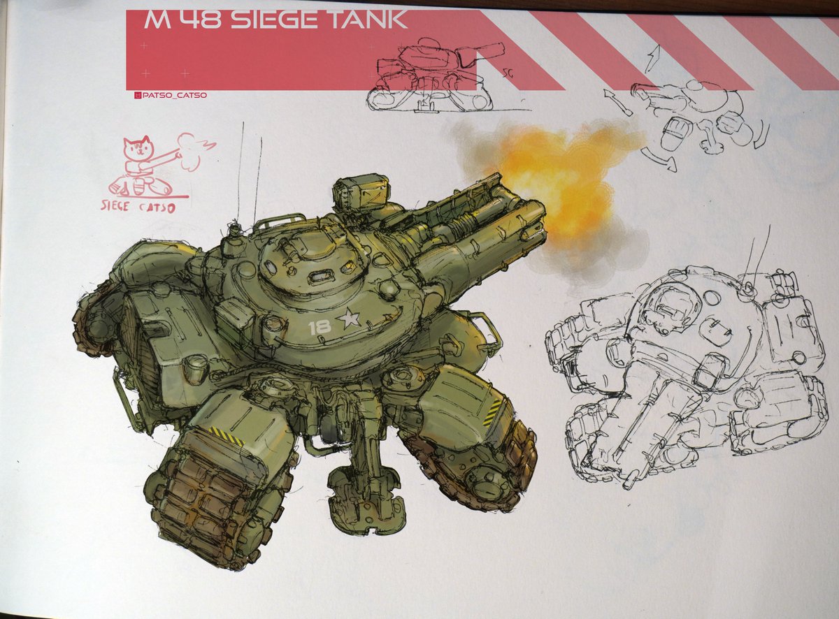 PatsoCatso's tweet photo. NAMcraft M 48 Siege Tank https://t.co/Etv6gIAGfJ
