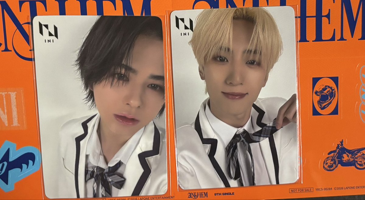 ini97line's tweet photo. INI トレカ ANTHEM  三形態特典
結成5周年記念 制服風トレカ 第一弾

【譲】許 松田

【求】 同種西

東京ドーム16日または17日手渡し
お気軽にお声掛けください🙇‍♀️

#INI交換 #INI譲 #INI求 https://t.co/pd3bkl6NXe