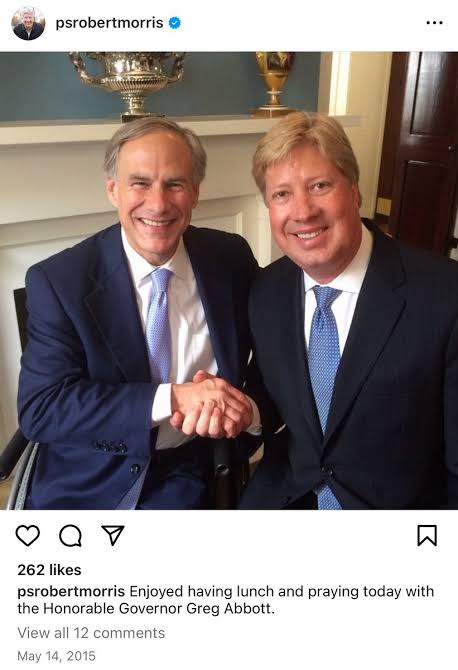 MomsAGAbbott's tweet photo. No boys play girls' sports in Texas.  But let's not forget that his AG, Ken Paxton let his buddy, a pedophile, out of jail.  Or that the people that Greg Abbott surrounds himself with get busted for molesting children.  Like this Gateway Church minister.  So who's the real threat to girls?  Republicans are!
