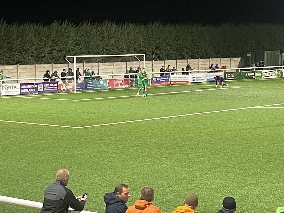 SimonHumphreys1's tweet photo. In the Cheshire derby, @TheDabbers beat @CongletonFC 4-0 in front of 432. Goals from Roxburgh, Piggott, Graves and Enright sealed the win. Josh Hancock and Rob Stevenson were sent off in the first half. #Nantwich #Congleton https://t.co/7eH0iSwT1U