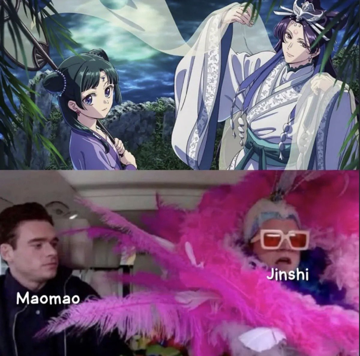 AnimeePost's tweet photo. Maomao &amp; Jinshi 😭 https://t.co/qQIh48PsgQ