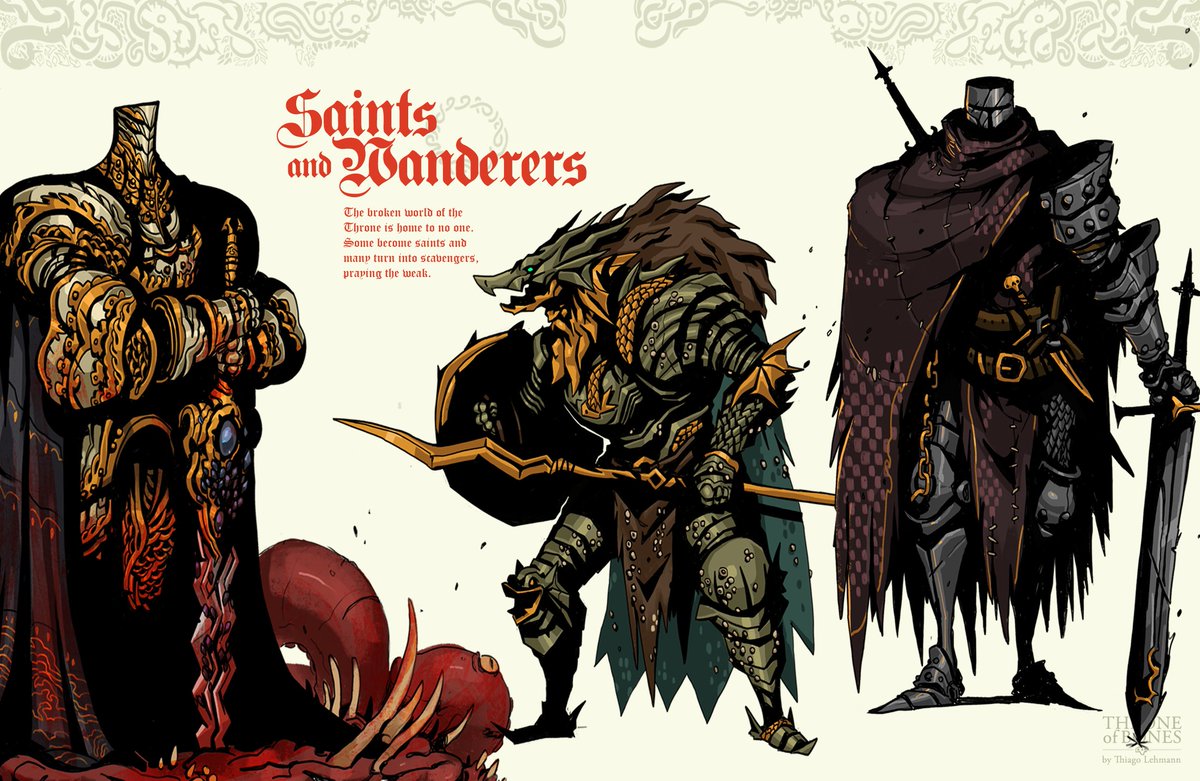 lehmannthiago's tweet photo. Throne of Bones  - Some of the knights and angels from my personal project, now a bit organized.

More soon :) https://t.co/GaFJst83sa