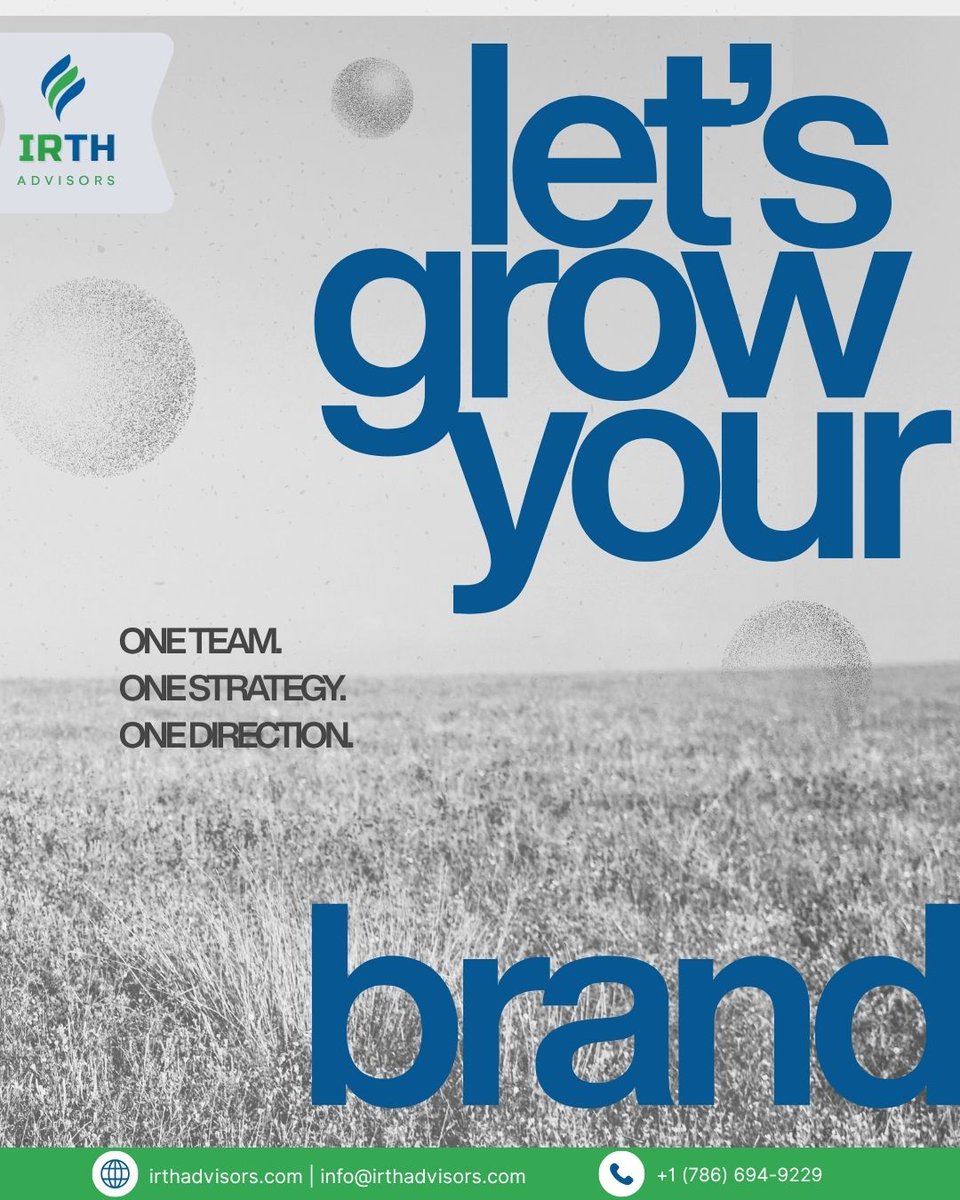IrthAdvisorsllc's tweet photo. ONE TEAM. ONE STRATEGY. ONE DIRECTION.

#IRTHAdvisors #BusinessAdvisory #LegalAdvisory #FinanceAdvisory #DigitalTransformation #TechnologyTransformation #ForensicInvestigation #LegalAnalytics #Compliance #OrganizationalAdvisory #DigitalMarketing #Training #BusinessTransformation https://t.co/KoFPl5Cqq7