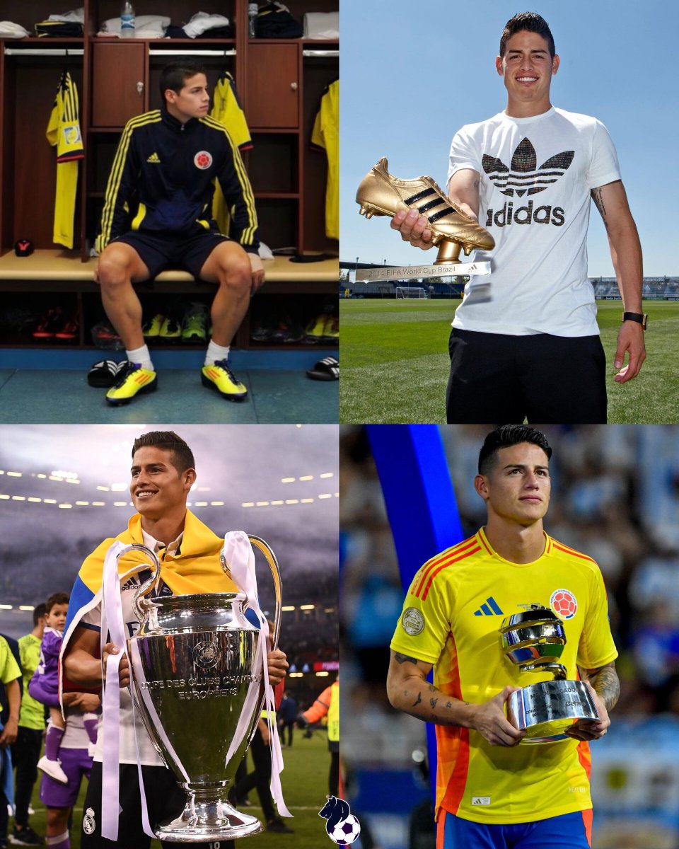 GraficoFutbol's tweet photo. 🇨🇴 | Por más que muchos intenten minimizarlo, antes de James Rodríguez, Colombia llevaba sin asistir a tres Mundiales y muchos de estos logros parecían imposibles para un futbolista de nuestro país. El primer colombiano en ser Bota de Oro de una Copa del Mundo, ganar un premio Puskás, vestir la histórica 10 del Real Madrid, marcar en El Clásico ante Barcelona, ganar la Liga de España, levantar dos Champions League y dos Bundesliga, superar los 20 títulos como profesional, ser el mejor jugador de una Copa América y alcanzar la barrera de los 100 goles y 100 asistencias en Europa. En un país donde los logros futbolísticos nunca han abundado él se dio el lujo de convertir lo extraordinario en costumbre.

Siempre estaremos orgullosos de haber creído en James David Rodríguez y de nunca habernos bajado de su barco. 👑❤️🔟