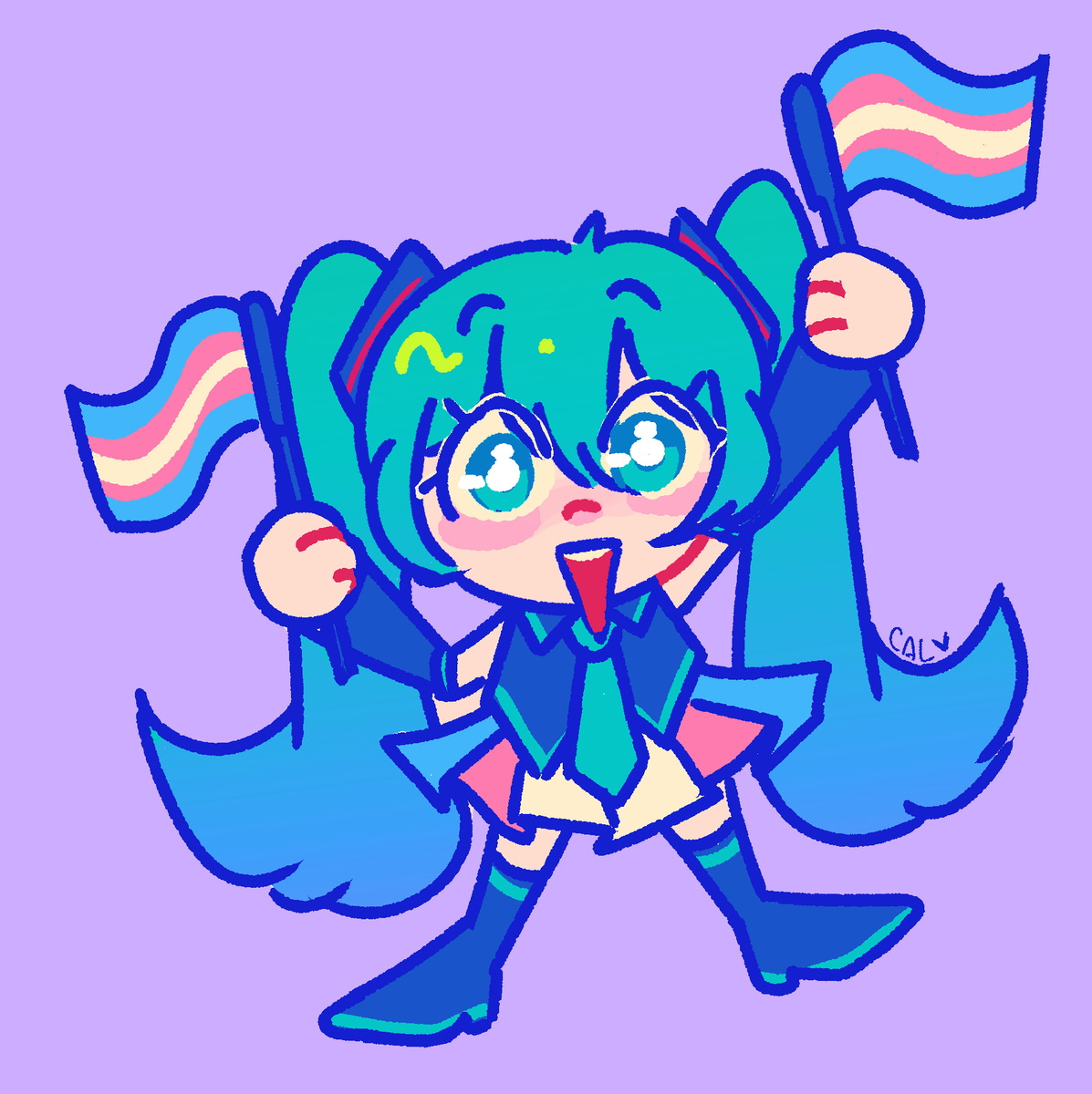 calitchee's tweet photo. Miku nunca seria terf, porque es super trans https://t.co/53aMkUAuAz