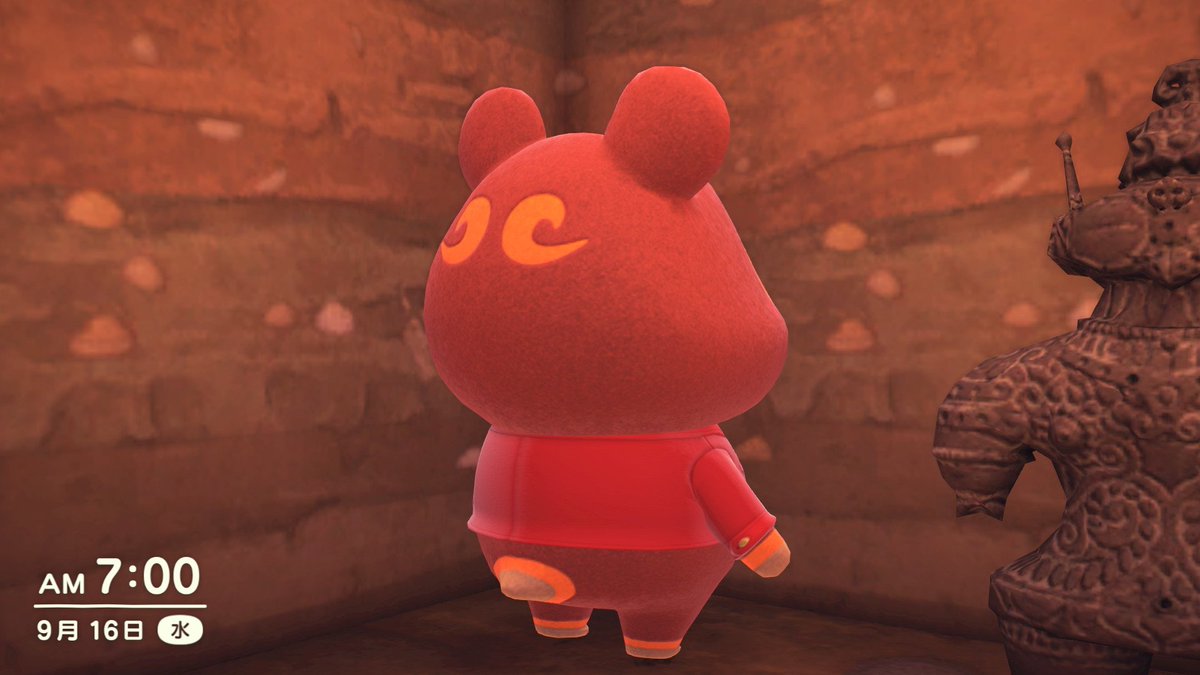 yudeegg_katame's tweet photo. おはようのどぐろうちゃん
#どぐろう #Clay #Boliche #NintendoSwith2 #どうぶつの森 #AnimalCrossing #ACNH https://t.co/ztMWH9txuR