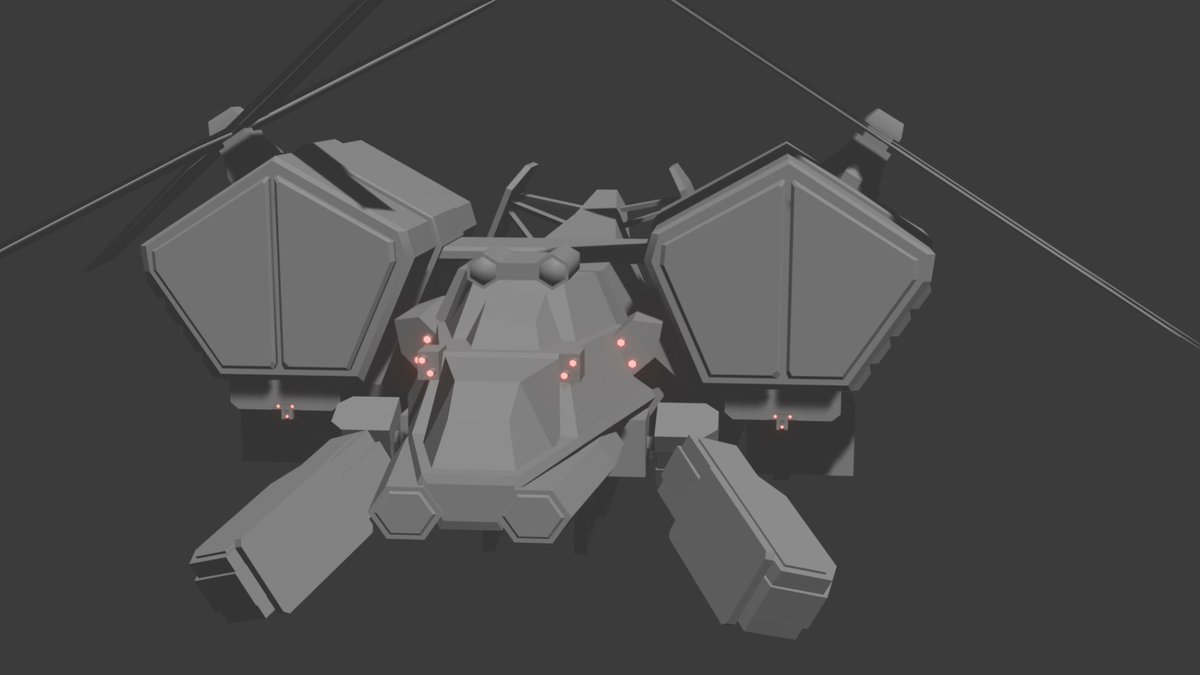 YMTDOCK's tweet photo. Sacc用に新機体を作っています
今時知ってる人いるのかな？
#VRChat #ACV #blender https://t.co/Kg7FU0RuPX