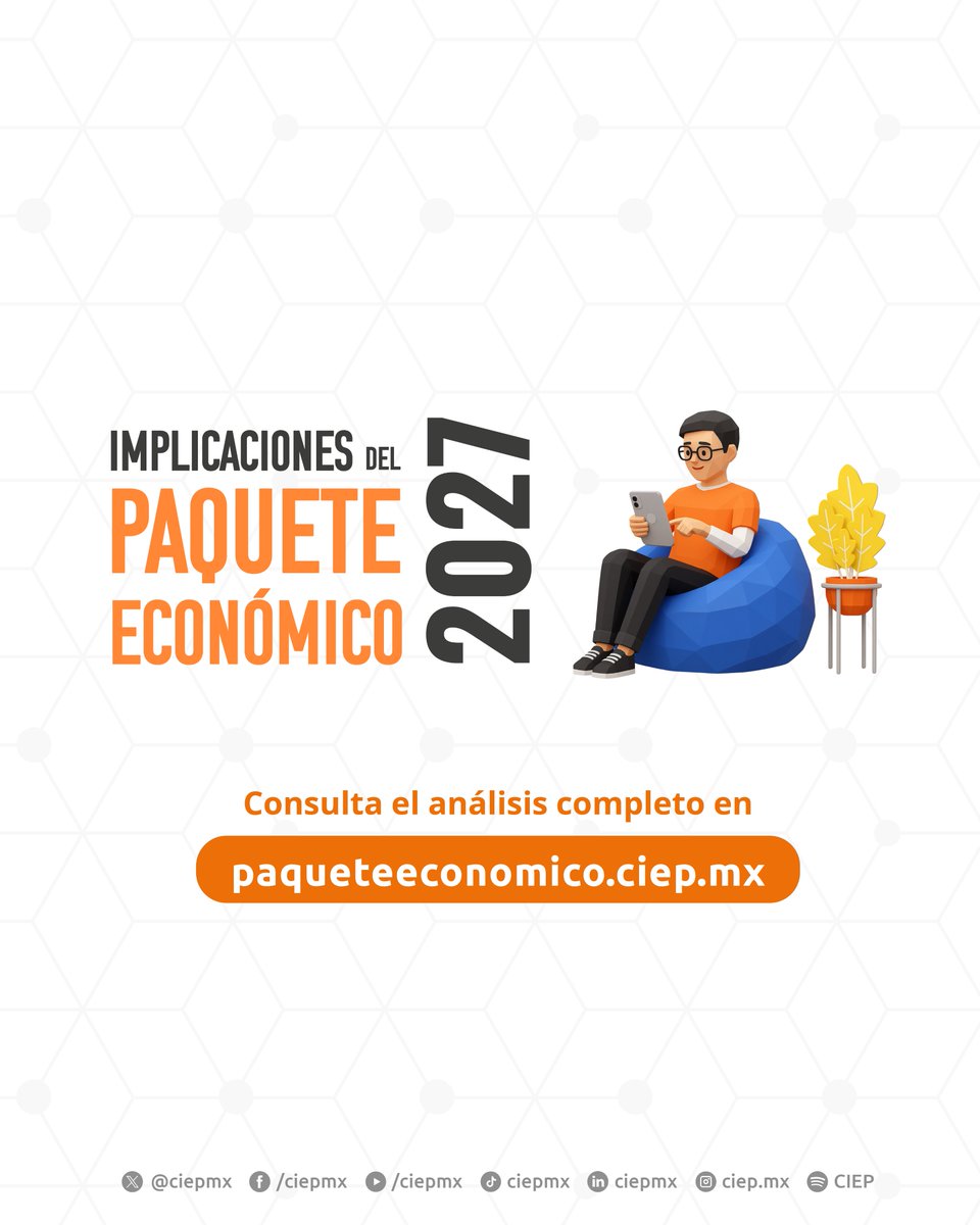 ciepmx's tweet photo. #PaqueteEconómicoCIEP | Envejecimiento poblacional presiona gasto en #Pensiones.

💰💳El gasto en pensiones continuaría con una tendencia al alza y alcanzaría 2.5 billones de pesos, aumento que agudizaría la presión sobre las finanzas públicas. 

Lee aquí y no te pierdas la información completa en el micrositio https://t.co/JeQOH8JeVA
