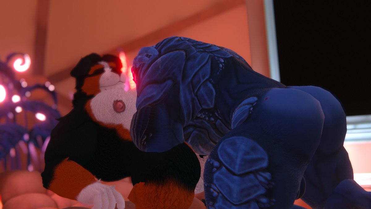 SrRojoAD's tweet photo. (Pt. I)

Having a pleasant time with this Turian fella~ 👽

Ft: @LeetVRC 

#nsfw #vrcnsfw #lewd #himbo #furrynsfw #vrchatnsfw #vrchat #gay https://t.co/EH42noFYOL