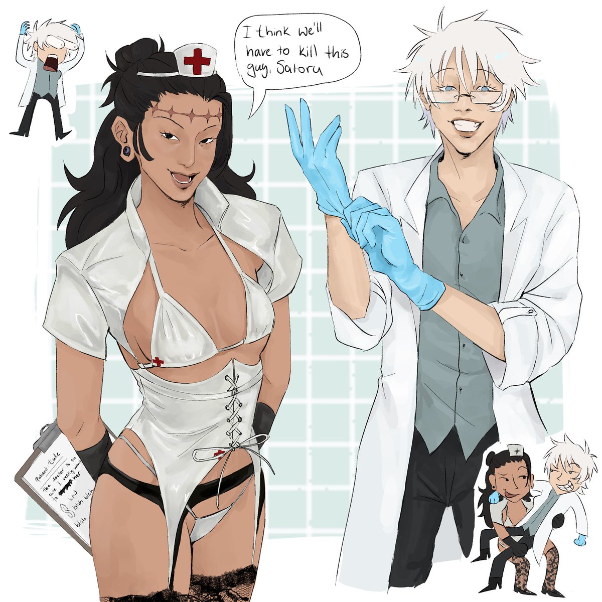 emo_schlumpf's tweet photo. look at my doctors man i’m going to die https://t.co/4x9KLy45vX