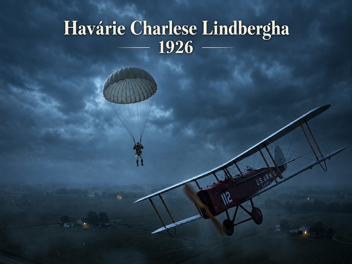 JanMace1970's tweet photo. 🇺🇲16. září 1926 bojoval Charles Lindbergh při nočním poštovním letu s mlhou nad Illinois.

Když jeho DH-4B č. 112 vyčerpal palivo, opustil jej ve výšce asi 1 200 m padákem. 

Nezraněn dopadl do kukuřičného pole; zachráněna byla i pošta. 

#Lindbergh #AviationHistory https://t.co/KGIbEpoZuw