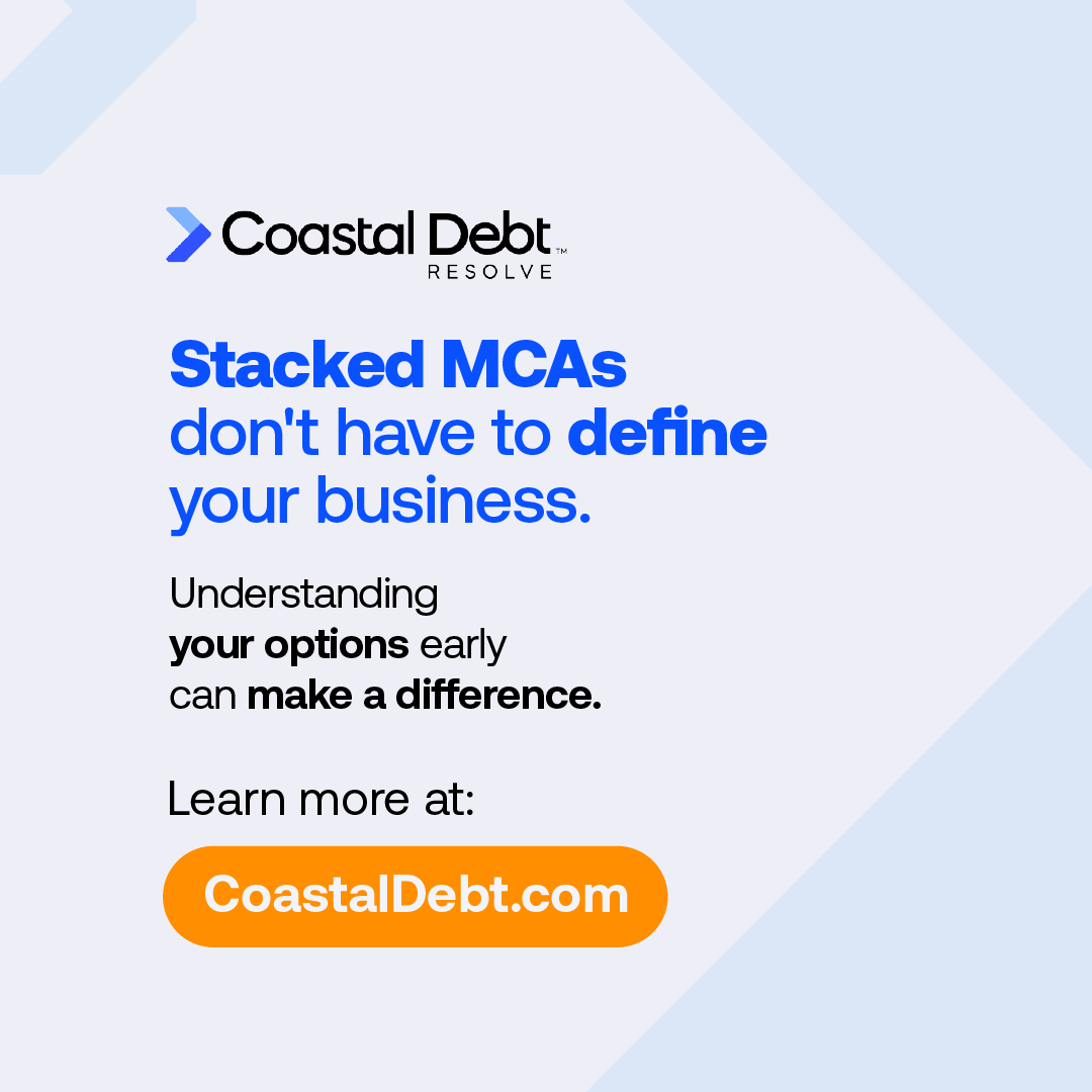 Coastal_Debt's tweet photo. One Merchant Cash Advance may solve an immediate cash flow problem. But when daily payments become difficult to manage, many business owners take out another MCA and sometimes another.

This is commonly known as MCA stacking, and it can quickly increase financial pressure, reduce working capital, and make day-to-day operations more challenging.
Learn how multiple Merchant Cash Advances affect your business and what options may be available.

Read the article:
https://t.co/DPs1NJfv2w

#MerchantCashAdvance #MCADebt #MCAStacking #BusinessDebtRelief #CashFlowManagement #SmallBusiness #BusinessFinance #WorkingCapital #CoastalDebtResolve

Coastal Debt Resolve is not a law firm and does not provide legal, financial, or professional advice. Services are provided exclusively to businesses, not consumer or personal debt relief. Debt-resolution outcomes are not guaranteed.