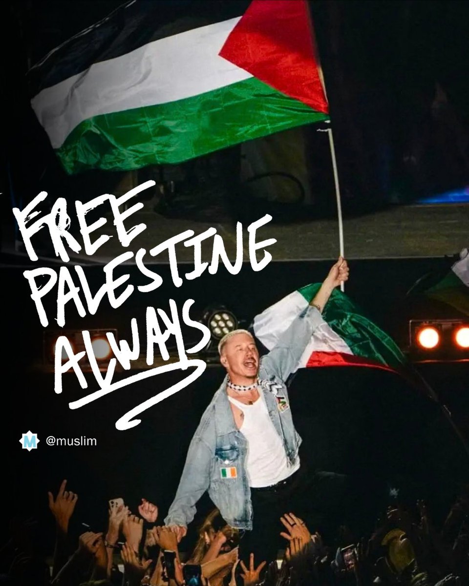 Muslim's tweet photo. 🚨 ALL of Ed Sheeran's opening acts drop out from his US tour in solidarity with Palestine and Macklemore.
