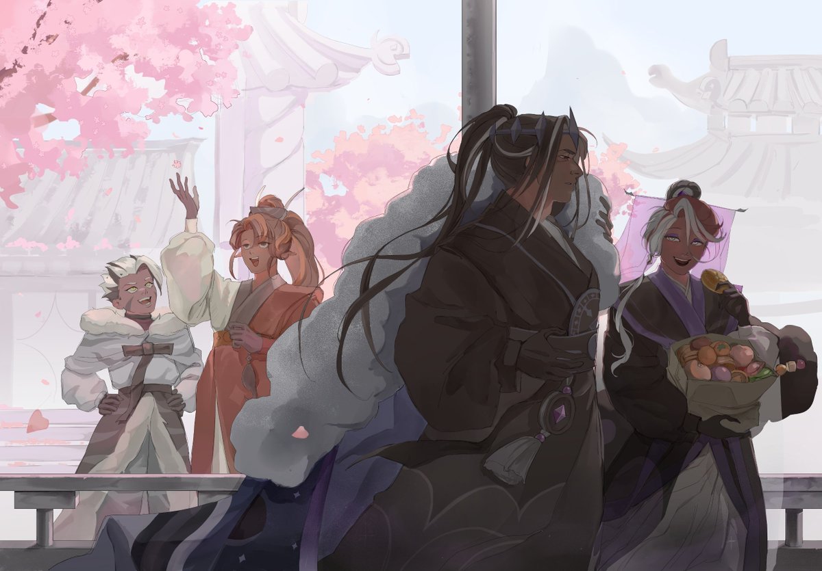 c0ffeebrownie's tweet photo. kingdom in bloom 🌸

my piece for cookie run zine https://t.co/Z0Go46Oek7