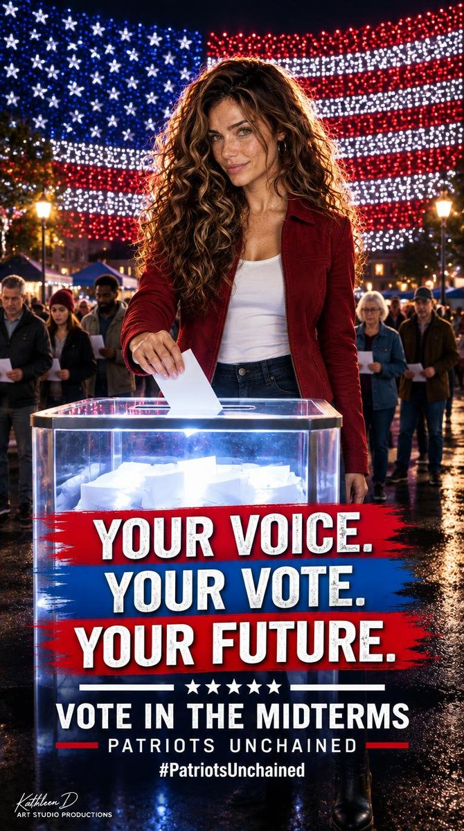 kathae909's tweet photo. TUESDAY CHALLENGE
#PatriotsUnchained

Everything is on the line! Vote in the midterms to save your country!

USA USA USA 🇺🇸 🇺🇸🇺🇸

Create you best patriotic invite to vote in the midterms. 🦅🗽 https://t.co/FDeopIoHSu