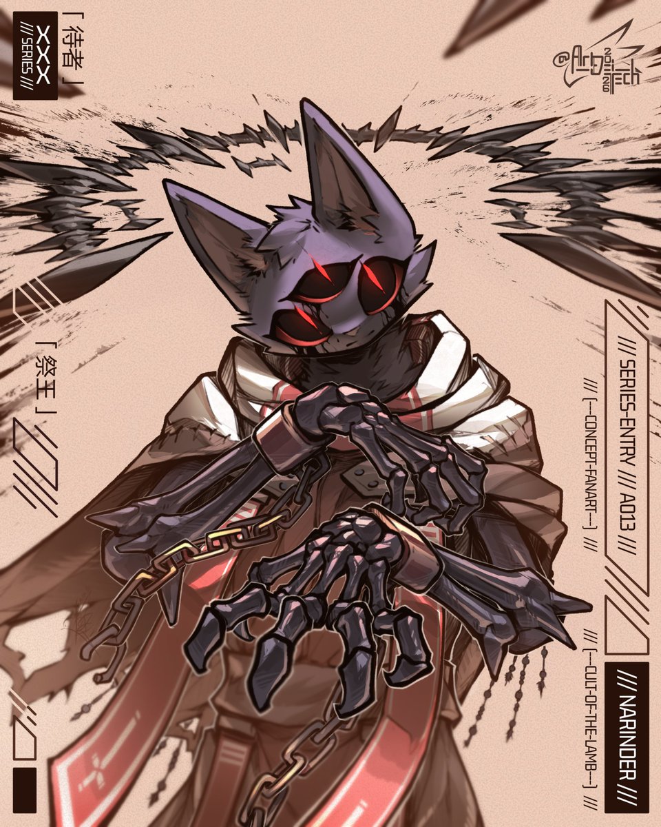 ArtDeiTech's tweet photo. ///--NΛRINDΞR--/// 🔥🔥
/// ᴄᴜʟᴛ-ᴏꜰ-ᴛʜᴇ-ʟᴀᴍʙ-ꜰᴀɴᴀʀᴛ ///
#cultofthelamb #cultofthelambfanart https://t.co/hkT8Ej0GKf