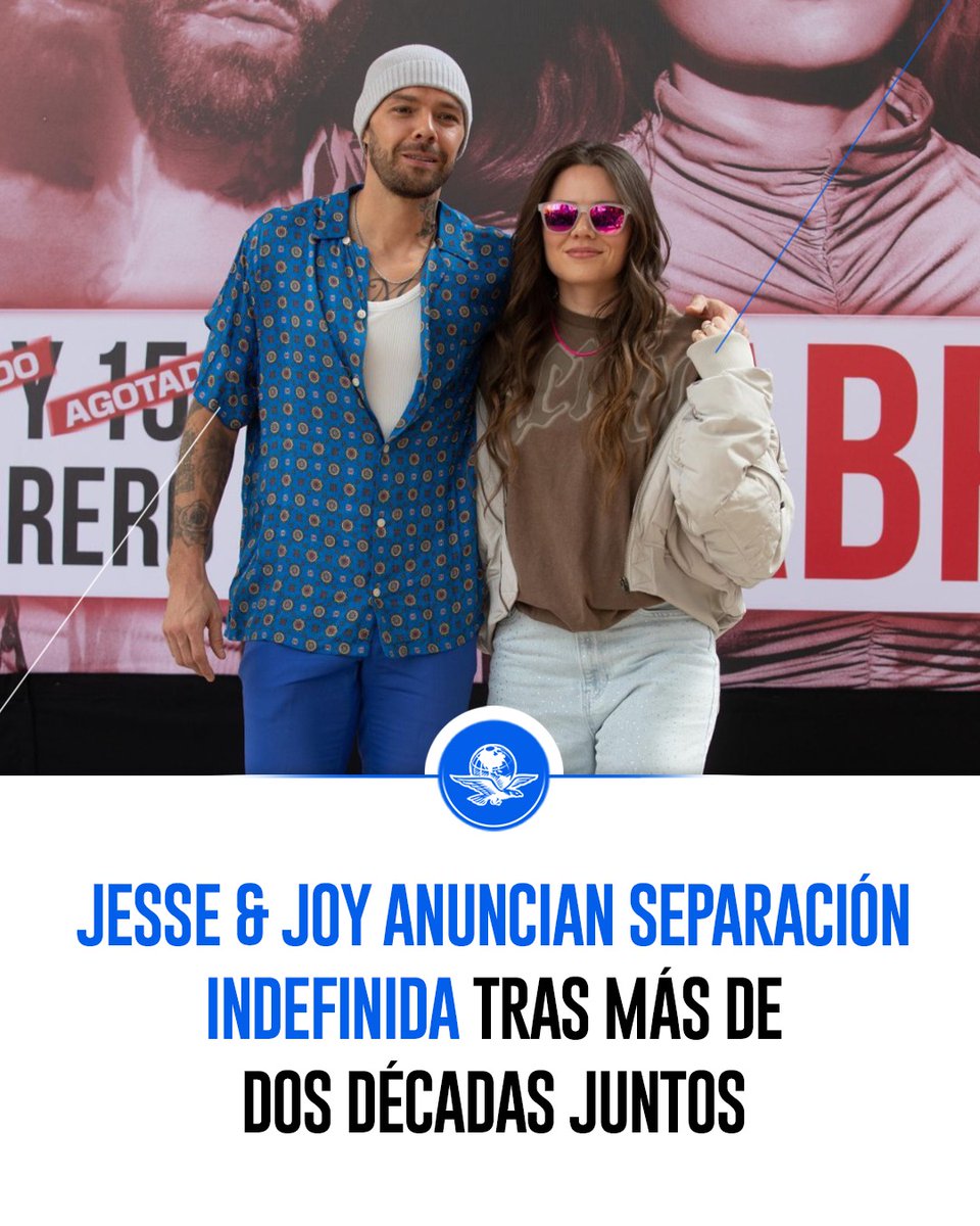 El_Universal_Mx's tweet photo. 🎙️Después de más de dos décadas compartiendo escenario, Jesse &amp; Joy anunció su separación temporal e indefinida.

📌La noticia fue dada a conocer por el propio Jesse, a través de un extenso comunicado en redes sociales

https://t.co/VNrY8IFIuW https://t.co/fSurN01WDp