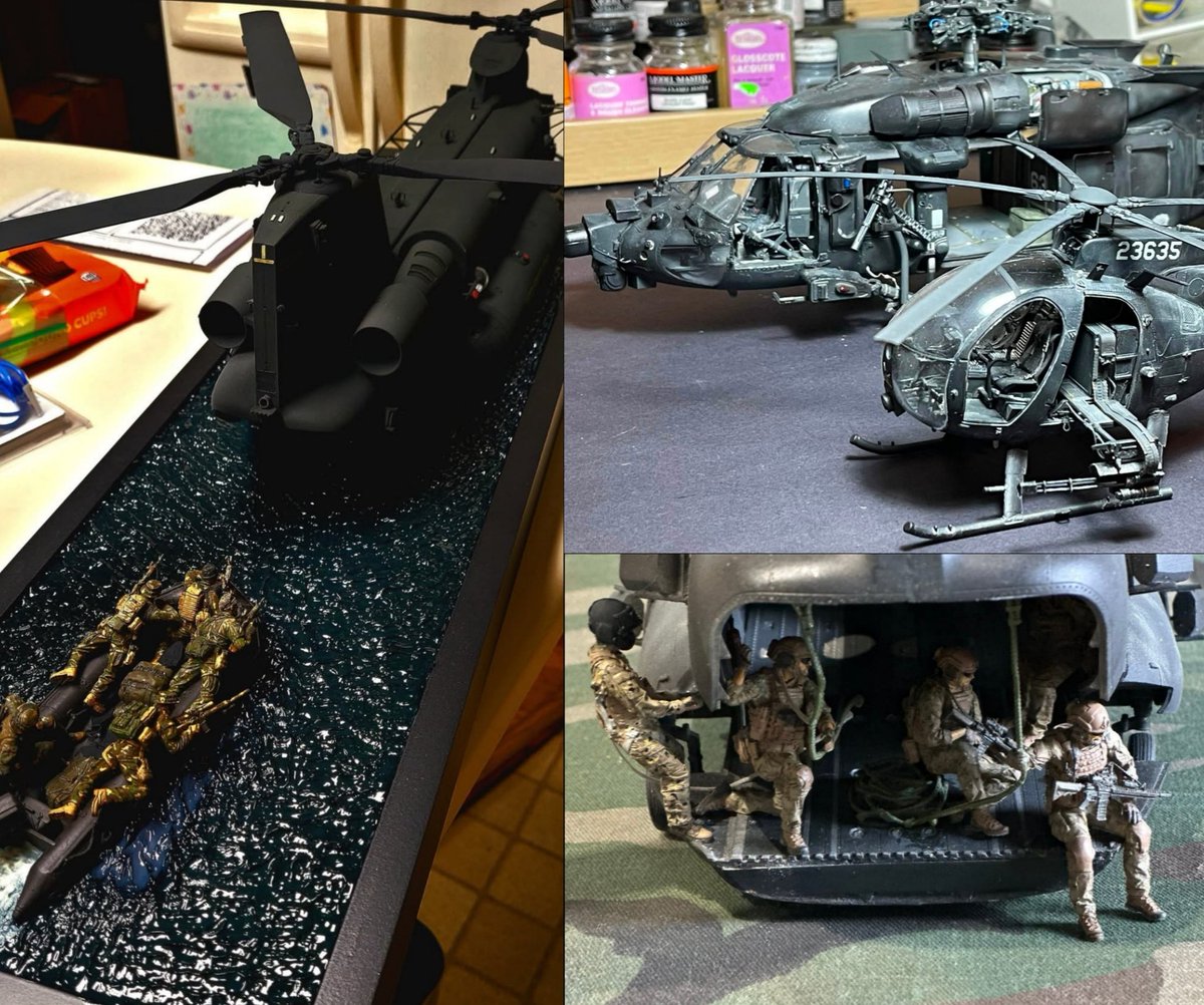 specialopsmag's tweet photo. So I found this group online that does really accurate 160th SOAR models. 

I think I found a new hobby. https://t.co/XFbcN3GDls